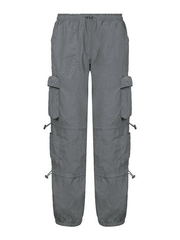 Pocket Patched Drawstring Cargo Pants