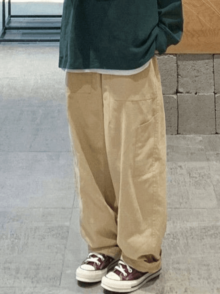 Pocket Straight Leg Cargo Pants