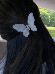 Resin Butterfly Pattern Hair Claw