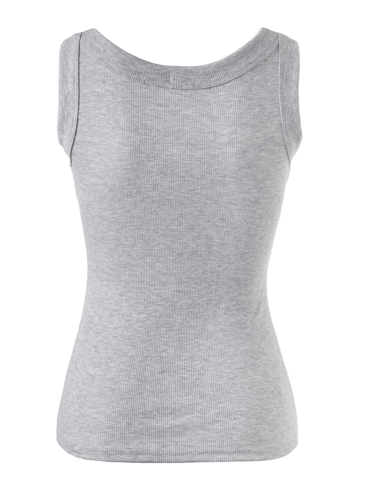 Solid Rib Tank Top